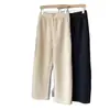Pantalones milagrosos adelgazantes lana otoño e invierno nueva silueta engrosados cálidos adelgazantes corte tridimensional cordón forma capullo pantalones banana H100823