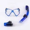 Máscara de Mergulho para Adultos Transfronteiriça com Snorkel Totalmente Seco, Máscara de Mergulho Anti-Embaçante de Alta Definição com Armação Grande Conjunto de Duas Peças Venda por Atacado