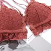 Nova Roupa Íntima Confortável de Modal Puro, Sutiã Sem Fio, Alças Duplas Fixas nos Ombros, Venda por Atacado do Fabricante
