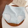 Cuecas Boxer de Algodão Puro para Mulheres, Tamanho Grande, Cintura Média, 100% Algodão, Confortáveis, Antibacterianas 10A, Gancho Estendido, Respiráveis