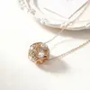 Colar de Coroa Personalizado Tendência Nova Estilo Coreano Corrente de Clavícula em Aço Titânio Modelo Feminino Fashion Suprimento Direto do Fabricante Original a Preço Especial