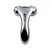 Masajeador facial adelgazante manual de rodillo 3D al por mayor de fábrica, 2 rodillos redondos para dar forma, reafirmante de piel, masajeador de belleza, instrumento para adelgazar la cara