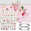 Zhengxiang Red social panda gigante pegatinas para uñas al por mayor DIY pegatinas para uñas lindas Estilo INS Pegatinas para uñas de Navidad personalizadas