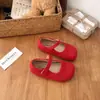 Zapatos pequeños de terciopelo estilo Chanel, zapatos de vestir para niños, zapatos de princesa para niñas, zapatos para bebé de punta poco profunda, adecuados para cumpleaños, bodas y atuendos Hanfu