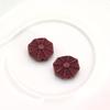 Areia dourada roxa pequena nas costas Nuvem dupla feliz nuvem auspiciosa contas diy Ruyi chaveiro borboleta Cinnabar pingente muito pequeno joia