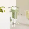 Jarra para água fria para uso doméstico, segura para geladeira, com torneira, de grau alimentício, grande capacidade, adequada para bebidas, suco de verão e chá