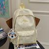 Bolsa Casual de Grande Capacidade para Mulheres 2025 Nova Mochila Fresca Estilo Faculdade Versátil Bolsa Escolar Estudante