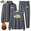 Conjunto Informal de Dos Piezas de Terciopelo Grueso Popular de Moda Americano Otoño e Invierno Resistente al Viento y Cálido de Terciopelo de Oliva Algodón Listo para Enviar