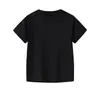 Camisetas de Manga Corta de Verano para Niños y Niñas, Tops Elegantes de Manga Media Tendencia Estilo Coreano Color Sólido Venta al por Mayor y Dropshipping