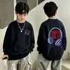 Sudadera con forro polar para niño, elegante ropa de otoño para niños, nuevo modelo 2026, suéter para niño, top de camiseta de manga larga para bebés y niños pequeños