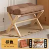 Taburete Reposapiés de Madera Maciza para Sala de Estar en Casa Reposapiés de Sofá Reposapiés para Estación de Trabajo de Oficina Descanso para el Almuerzo Taburete Plegable para Reposapiés