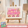 Culomi Feliz Cumpleaños Hecho a Mano DIY Pintura de Diamantes Regalo de Cumpleaños Pegatina de Diamante Sanrio Pintura de Mampostería Mayoreo