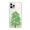 Funda para teléfono móvil iPhone 15 Pro Max con diseño de árbol de Navidad redondeado para iPhone 14 Pro, funda para teléfono móvil de dibujos animados Apple 13