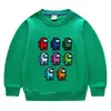 Suéter de Punto Redondo de Color Sólido Coreano Nuevo para Niños, Manga Larga de Algodón, Top para Bebés Niños y Niñas, Primavera y Otoño 2023