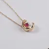 Collar Clásico de Pedrería para Mujer, Patrón de Diamantes, Estilo Chanel V Chapado en Oro de 18 Quilates, Cadena Minimalista de Coco de Lujo Ligero para Suéter