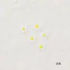 Nuevo Arte de Uñas Girasol Colorido Cara Sonriente Flor Colorida de Cinco Pétalos 3D Fresca Pequeña Decoración de Margarita de Resina Pedrería
