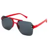 Gafas de Sol Retro Europeas y Americanas de Doble Puente con Marco Grande para Niños Gafas de Sol Deportivas para Viajes y Montañismo 131 Rt147 4