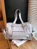 Bolsa Tote Grande Capacidade para Mulheres, Nova Coleção Outono/Inverno 2025, Casual Versátil, Bolsa de Ombro para o Dia a Dia, Bolsa Vintage de Motocicleta