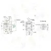 Base com suporte Tipo flange Aberto RBT01-D10 RBT02-D15 RBT06-D20 RBT11-D30