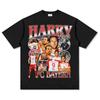 Fútbol Transfronterizo Harry Kane Harry Kane Camiseta de Manga Corta Estampada Sudadera con Capucha de Cuello Redondo Pesada
