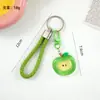 Cortauñas Creativo de Manzana Lindo y Conveniente Colgante Portátil Herramienta de Set para Uñas de Estudiante y Limpiador de Oídos