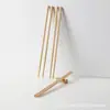Palillos de Bambú Desechables con Diseño de Barbacoa para Cocina de Sushi, Doble Punta, Fabricante de Comida para Llevar, Palillos Japoneses al por Mayor