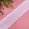 Nuevos en stock accesorios de encaje de bordado unilateral solubles en agua accesorios decorativos para escote de falda puño código de barras de algodón