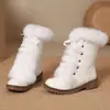 Tamanho grande 43 Botas Botas Botas de Motocicleta Botas Martin Botas Mao Mao 40 Novo Cano Curto Casual Salto Baixo Comércio Exterior Cadarço Cabelo Feminino