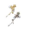 Joias para Nail Art Japonesa Cobre Base Zircônia Pendente Banhado a Ouro Real Joias para Nail Art Mesma Celebridade da Internet Pingente de Laço Joias