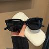 Óculos de Sol Estilo Europeu e Americano Retrô para Mulheres, Novos Óculos Pequenos da Moda Semelhantes aos Usados por Influenciadores, Óculos de Sol com Proteção UV