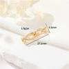 Hebilla de collar de perlas de comercio exterior con color oro de 14 quilates que conserva la perla, hebilla de mariposa de amor, accesorios de bricolaje hechos a mano