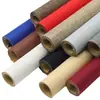 Parche Adhesivo de Tela de Lino Multicolor en Stock Parche de Reparación Autoadhesivo para Asiento Sofá Material Adhesivo de Reparación DIY