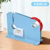 Máquina selladora popular transfronteriza para supermercados, cortador de cinta metálica de 1.2 cm, máquina selladora de bolsas de verduras, soporte para cinta de sellado