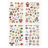 Adesivos de Natal Desenho Animado Infantil Folha Única Scrapbooking Decoração de Festa