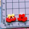 Mini Lanternas da Série de Ano Novo e Festival da Primavera, Sacos da Sorte, Presilhas de Cabelo com Moedas de Cobre, Presilhas de Garra, Acessórios de Resina para Nail Art com Cola de Creme DIY