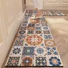 Tapetes de Chão Especiais de Lama Diatomácea Estilo Retrô para Cozinha São Absorventes de Água, Absorventes de Óleo, Antiderrapantes, Resistentes ao Desgaste, Resistentes a Manchas, Tapetes de Chão de Fácil Cuidado, Tapetes de Chão para Cozinha