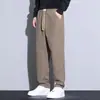 Pantalones Casuales Holgados Versátiles con Cordón Estilo Coreano Juvenil Caída Pierna Recta Versátiles Pantalones con Sudadera Deportiva Ropa para Hombre