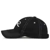 Nueva gorra de béisbol de bloques de color para mujer con lazo bordado tridimensional, moderna y versátil para primavera y otoño, sombrero para el sol al por mayor