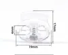 Chaqueta con hebilla de resorte en blanco y negro, resistente al viento, con ajuste de ropa, hebilla para cordones, hebilla antideslizante de un solo orificio y doble orificio, hebilla de punta de cerdo.
