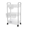 Estante multicapa para cosméticos de baño, carrito móvil, estante de almacenamiento transparente para manicura RS-500668