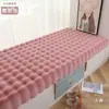 Alfombra Balcón Ventana Saliente Cobertura Completa Resistente a Manchas Estilo Crema Felpa de Conejo Linda Felpa Burbuja Espesada Estilo Europeo Felpudo para Armario
