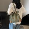 Bolsa de Ombro Grande de Lona Retro Nova de Verão para Mulheres para o Trabalho Bolsa Tote para Estudante Universitário