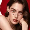 Maquillaje con Tema de Bandera de Tailandia para Amazon Transfronterizo Pegatinas Faciales para Eventos Tatuajes Temporales Faciales