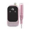 Mg303 Máquina Portátil Recarregável para Lixar Unhas Modelo Diamante Touch 45000 Rpm Interruptor de Luz Removedor e Polidor de Unhas