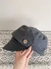 Sombrero Octagonal de Algodón y Lino Estilo Japonés para Mujer, Sombrilla de Verano, Adelgazante, Versátil Sombrero de Artista, Gorra de Periodista Retro Coreana