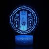 Lámpara de mesa 3D con control remoto táctil colorido, luz nocturna LED, regalo creativo USB exclusivo transfronterizo de la serie Legend of Zelda