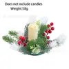 Portavelas decorativos navideños, centros de mesa, decoraciones festivas para fiestas, decoraciones de hotel e iluminación ambiental