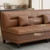 Sofá cama con superficie rascadora para gatos, una pieza versátil para apartamentos pequeños y propiedades de alquiler, con un diseño simple y moderno, y un sofá plegable de dos plazas