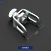 Estrutura de máquina overlock pedal de pé pedal de corrente haste de tração máquina de costura reta overlock máquina computadorizada máquina de ponto reto junta esférica base do pé