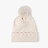 Gorro de Punto Cálido de Piel Sintética de Conejo para Otoño e Invierno para Mujer, Para Viajes al Aire Libre, Estilo Europeo y Americano, Gorro de Lana Simple y Versátil